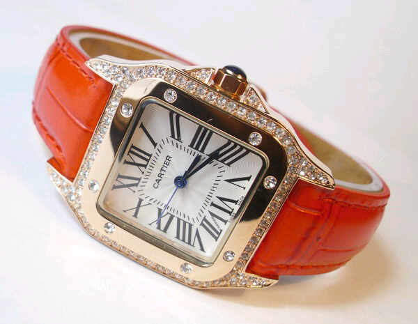 Bond Watch Store: CARTIER SANTOS RED