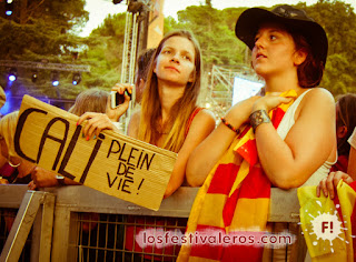 Fans de Cali en el Festival Les Déferlantes Sud de France 2015