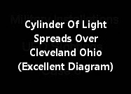 Cylinder Of Light Spreads Over Cleveland Ohio (Excellent Diagram)