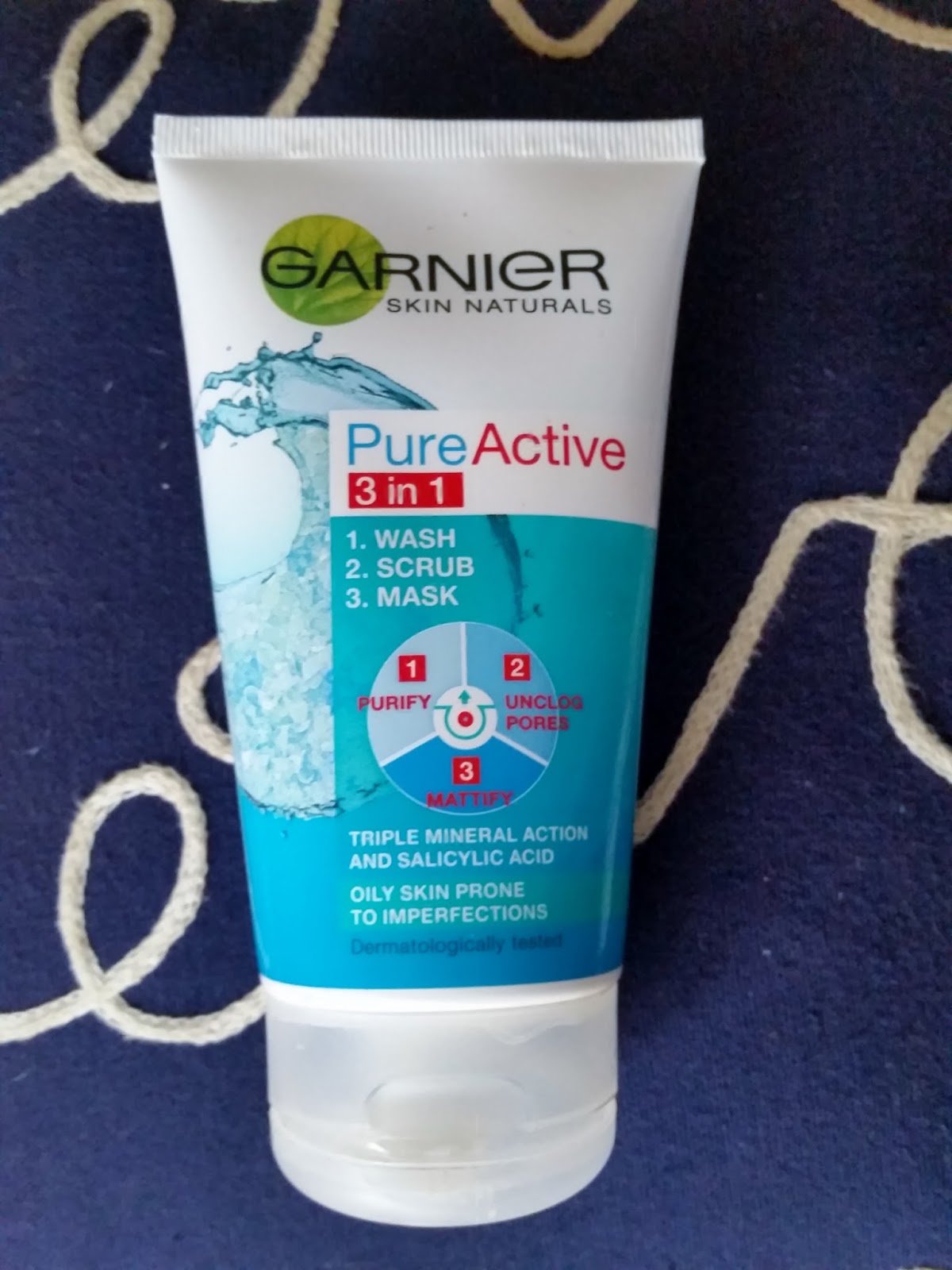 Garnier Pure 3in1 Wash Mask Multitasker Facial At Home