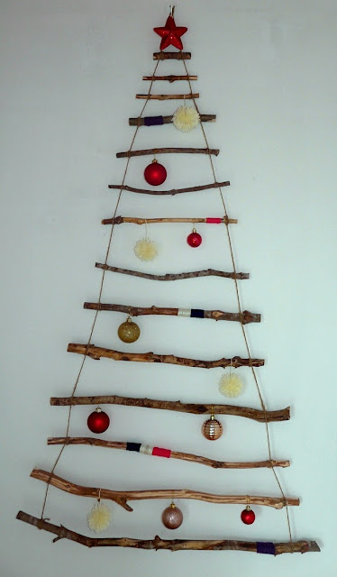 gerente Será Accidentalmente Regalos manuales de amor: Árbol de Navidad DIY con palos [offtopic]