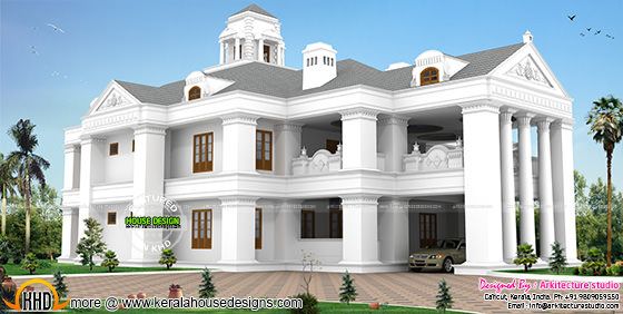Colonial model luxurious home