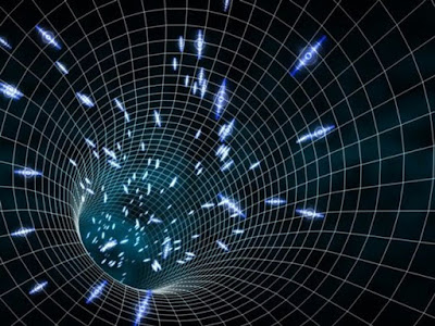 Origine onde gravitazionali dentro tunnel spaziotempo