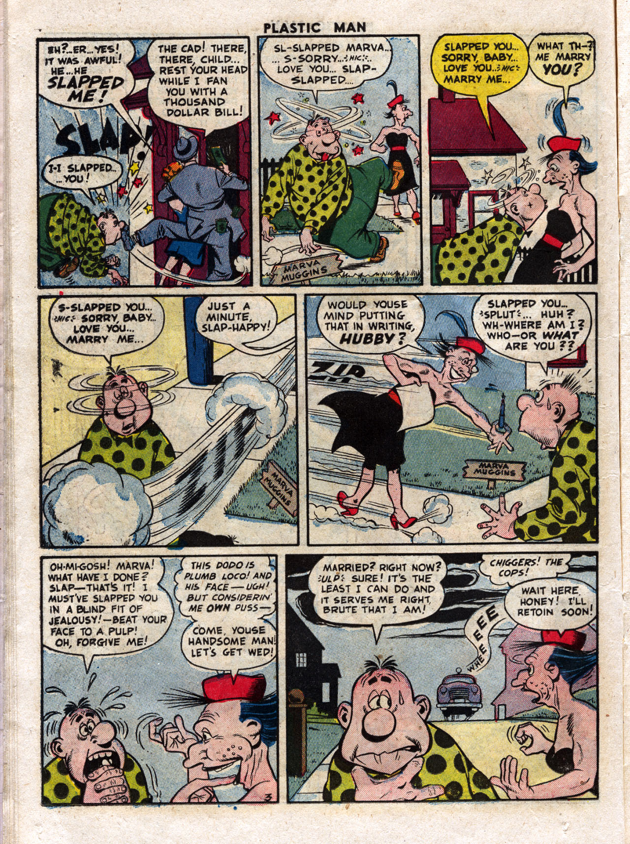 Read online Plastic Man (1943) comic -  Issue #45 - 16