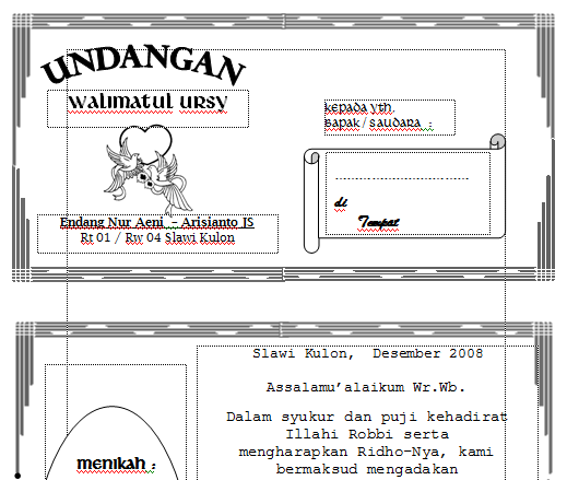 Undangan Pernikahan Yang Bisa Diedit