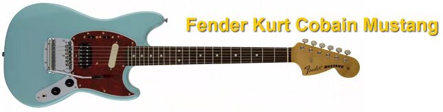 Características de la Guitarra Fender Mustang Signature Kurt Cobain