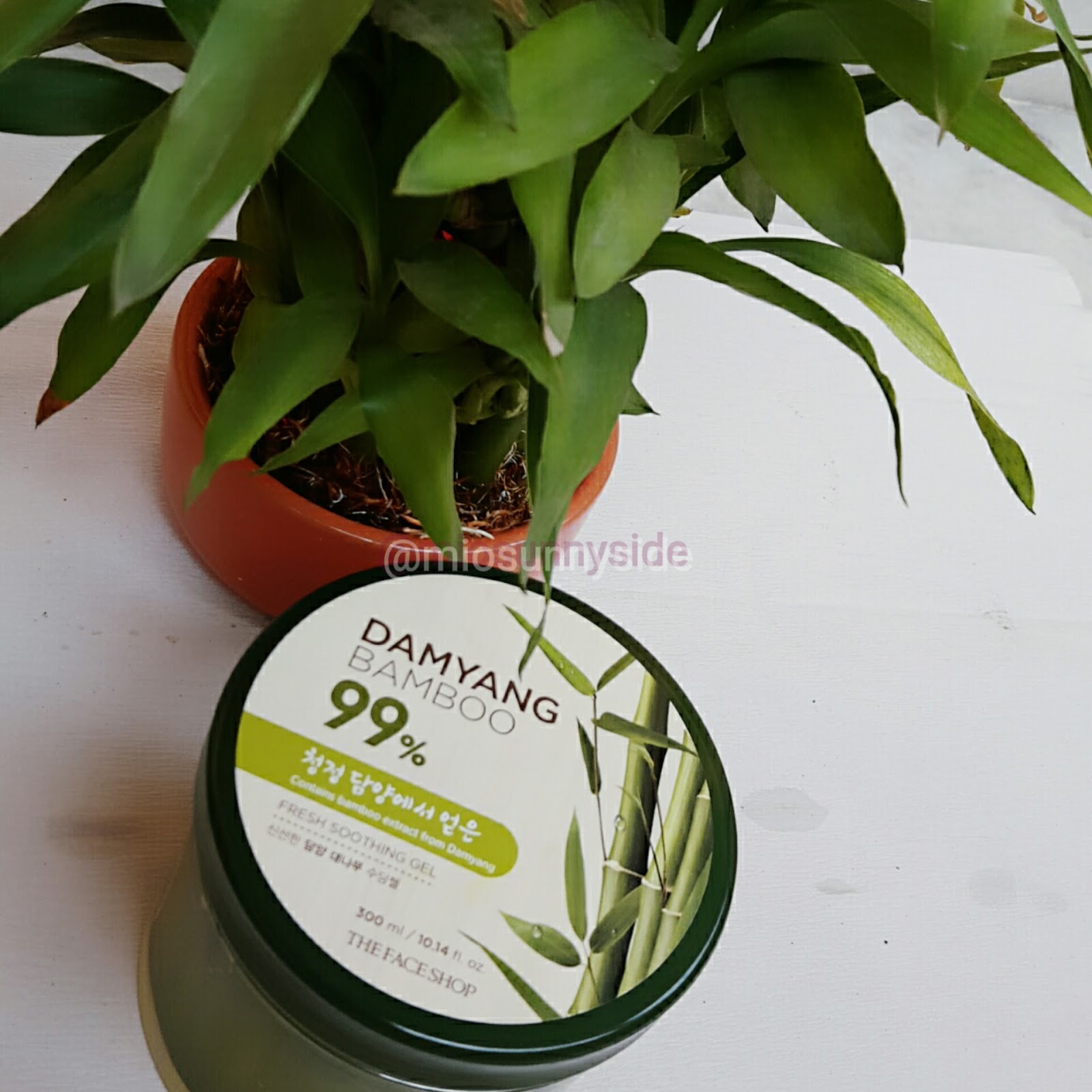 My Sunny Side * Review * and uses The Face shop Bamboo Damyang Gel