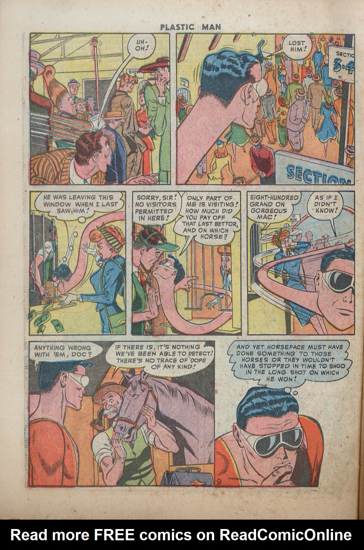 Read online Plastic Man (1943) comic -  Issue #12 - 44