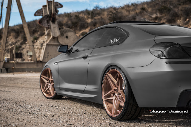 2015 BMW 640i Fitted With 20 Inch BD-8’s in Rose Gold - Blaque Diamond Wheels
