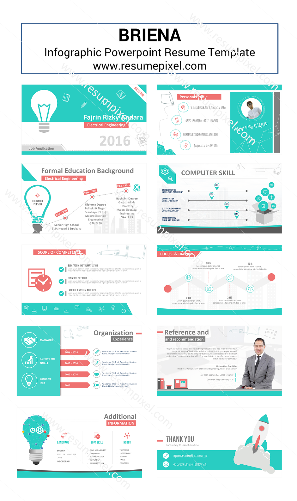 Microsoft Powerpoint Resume Template