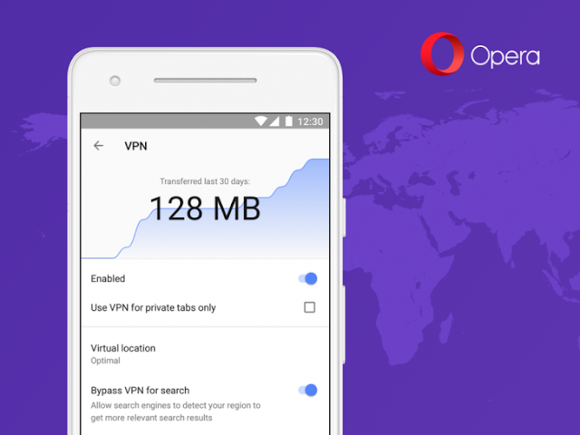 How to set up Opera browser's free VPN on Android smartphone - Questechie