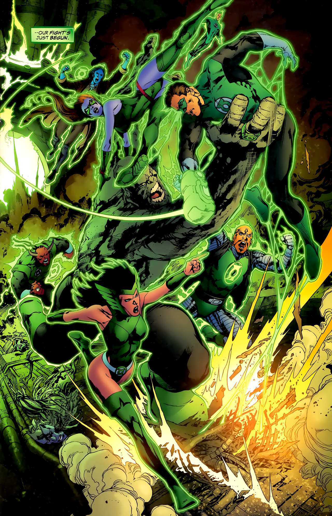 Read online Green Lantern (2005) comic -  Issue #12 - 16