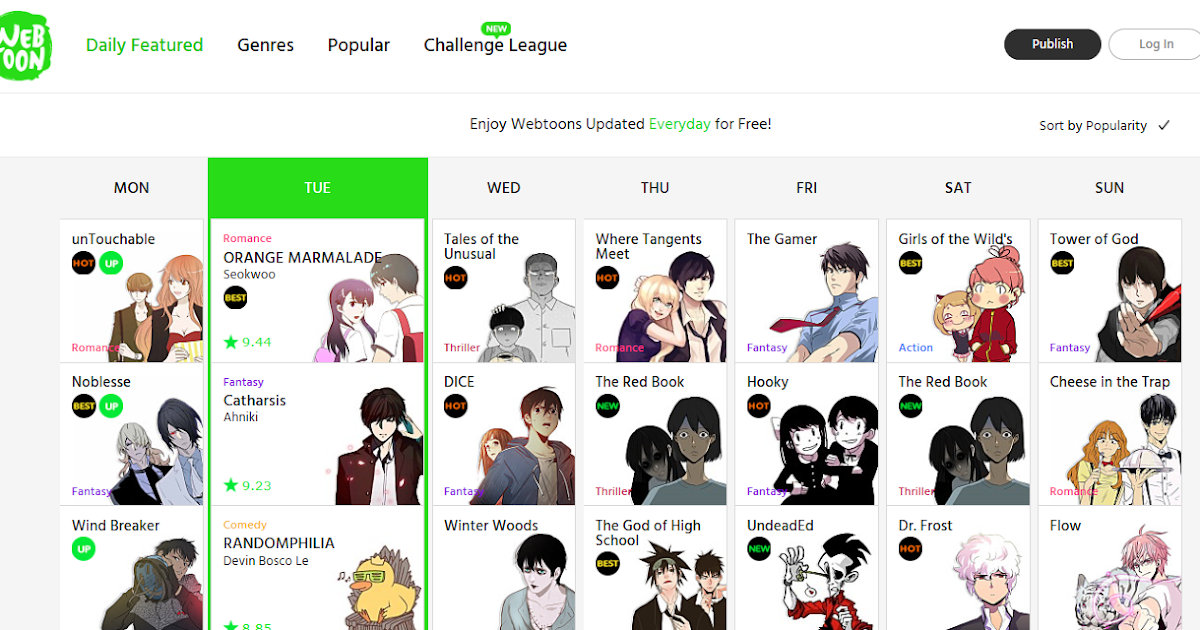 What apps do webtoon artists use