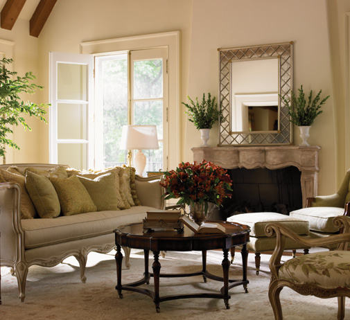 French Country Home Living Room Decorating Ideas