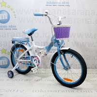 Sepeda Anak Wimcycle Frozen 18 Inci Lisensi