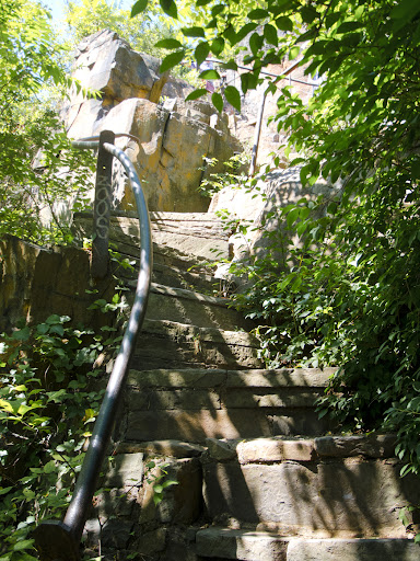 The Giant Steps Trail at East Rock Park The Giant Steps Trail at East Rock Park