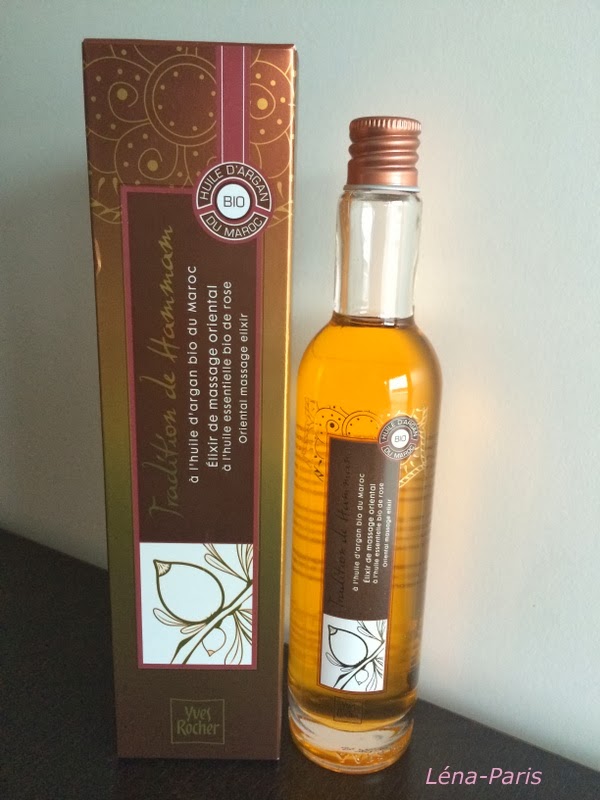 LénaParis YVES ROCHER Tradition de Hammam BIO аргановое массажное масло
