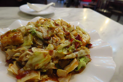 Jia Yan Restaurant, stir fried cabbage