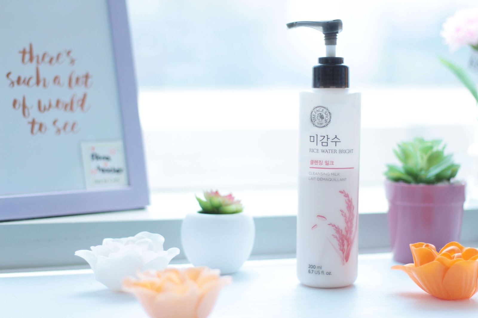 korean beauty review the face shop rice water cleansing milk