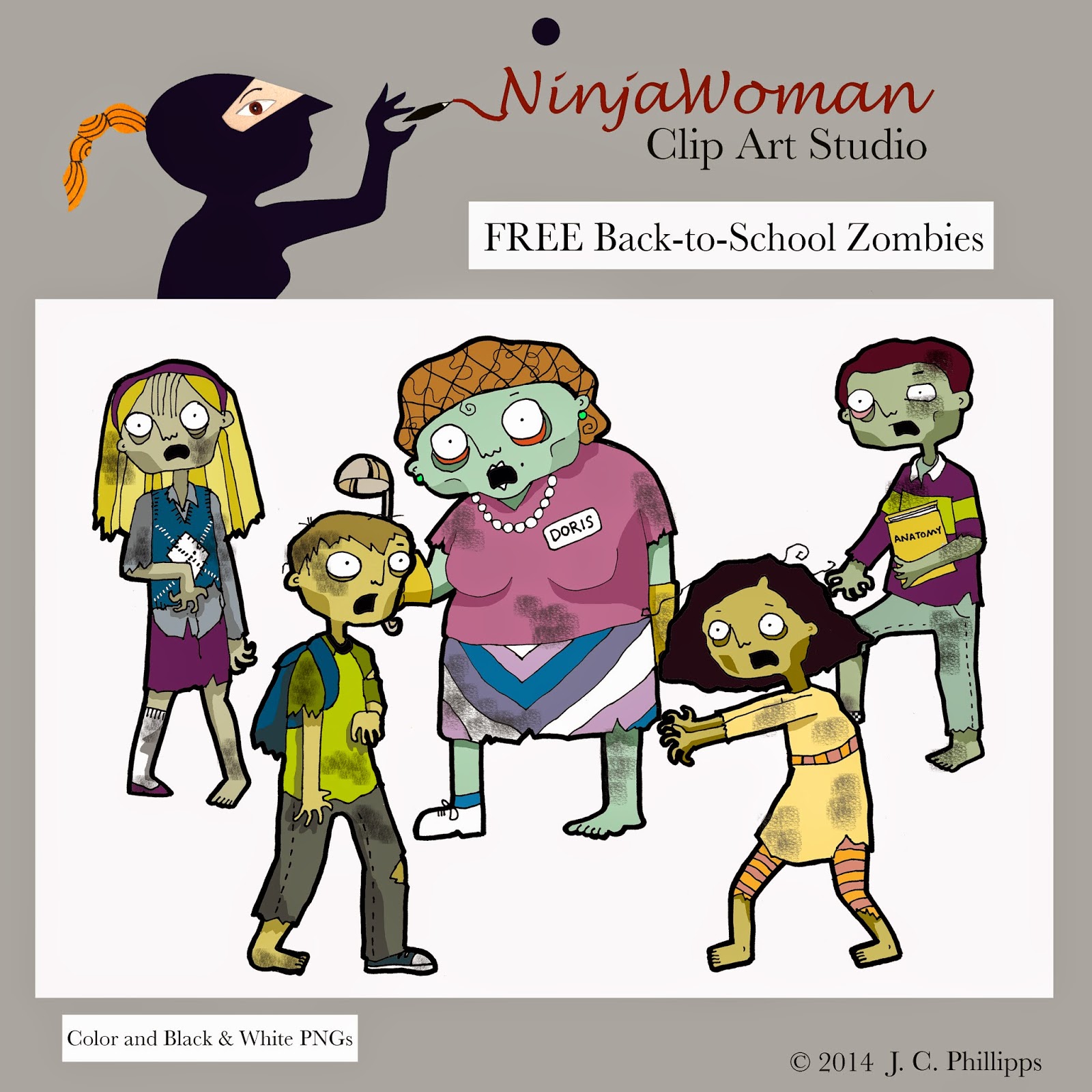 zombie family clipart - photo #13