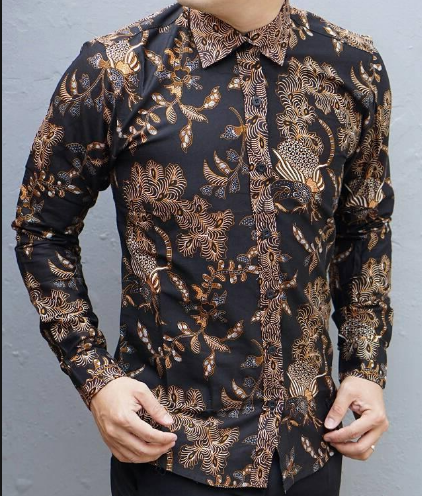  BusanaMuslim 15 Contoh Model Kemeja  Batik  Pria  Lengan  