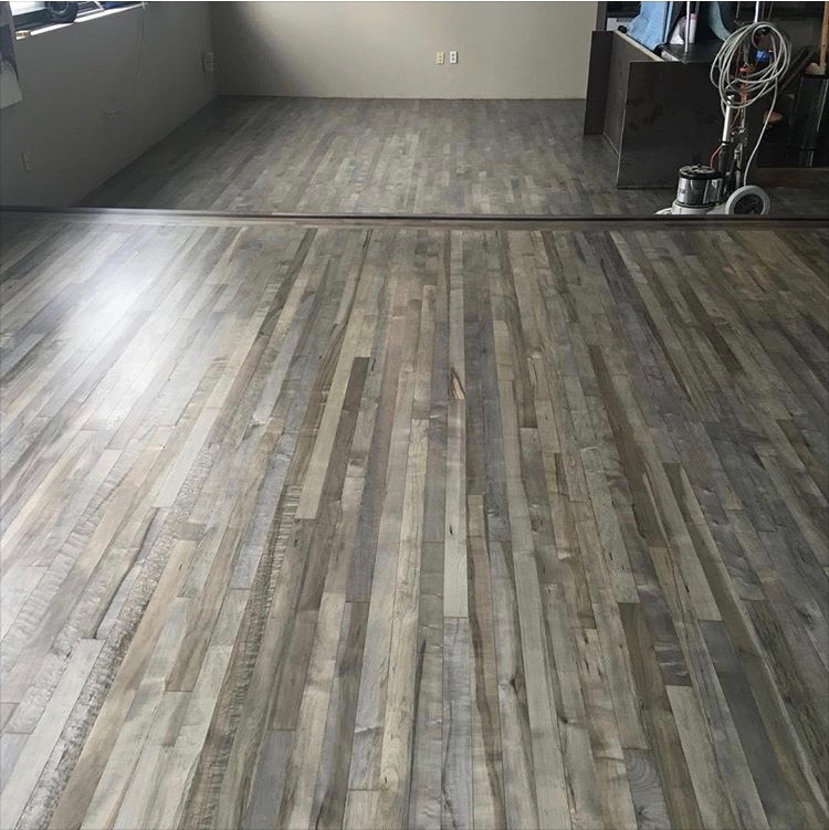 from Gardners 2 Bergers DIY Driftwood Gray Maple Hardwoods