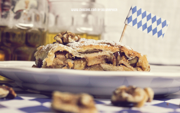 oktoberfest postre tarta strudel