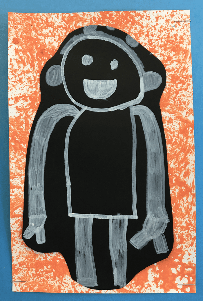 Colourful Self Portrait Art Grade Onederful