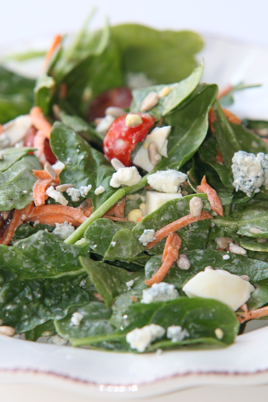 Haystacks & Champagne Steak House Spinach Salad