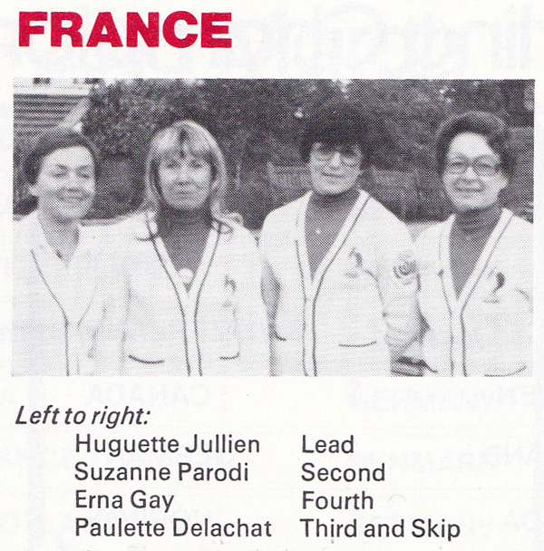 Curling History The First World Women's Curling Championship