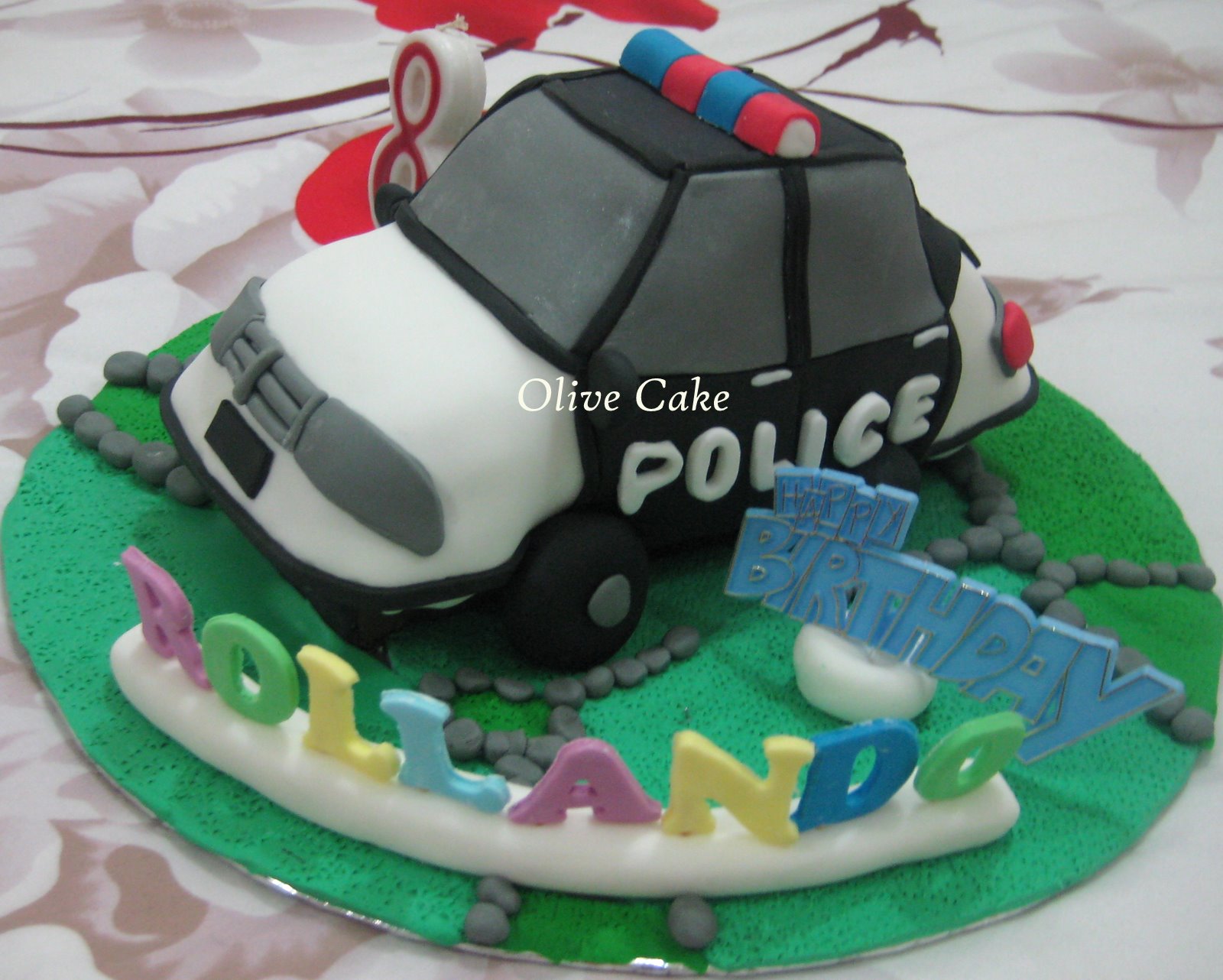 780 Gambar Kue Ulang Tahun Mobil Polisi Gratis