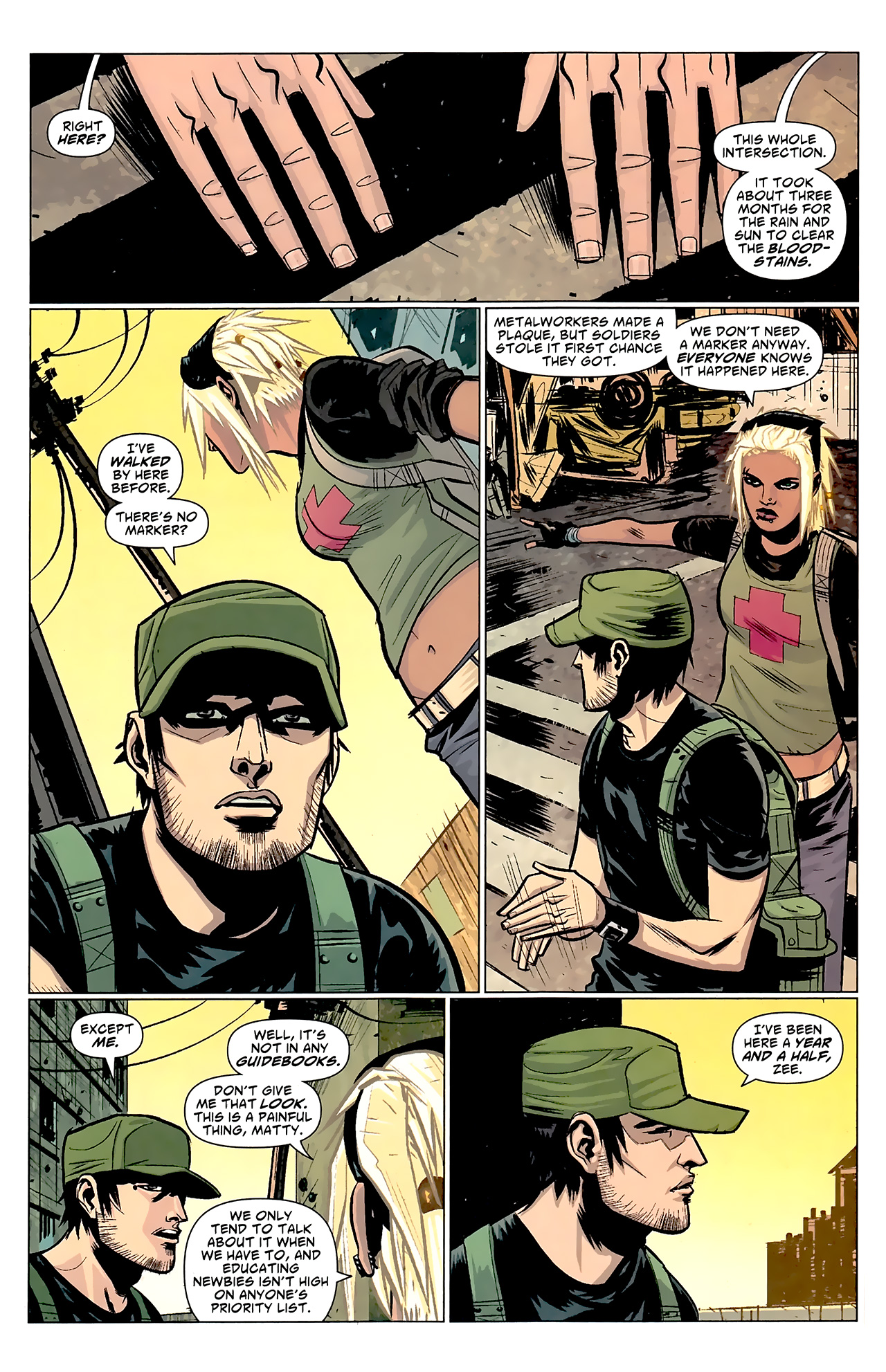 Read online DMZ (2006) comic -  Issue #20 - 3