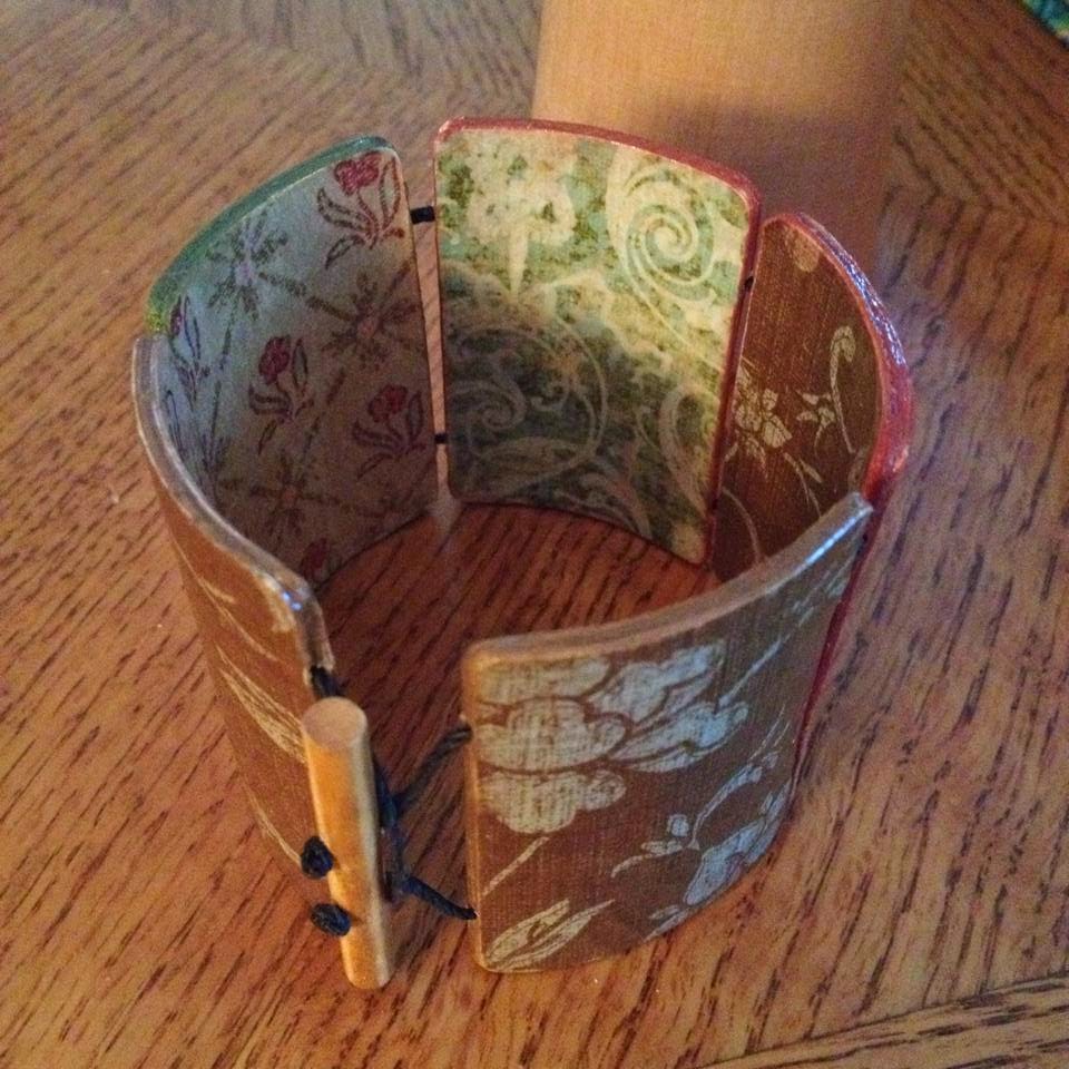 Cut by Connie: Artsy Paper Cuff Bracelet