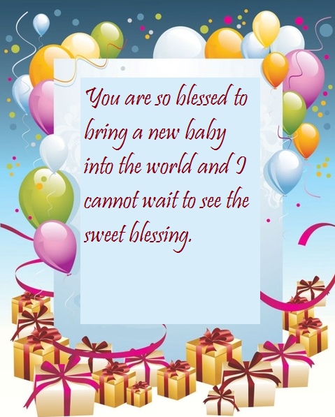 new baby wishes card