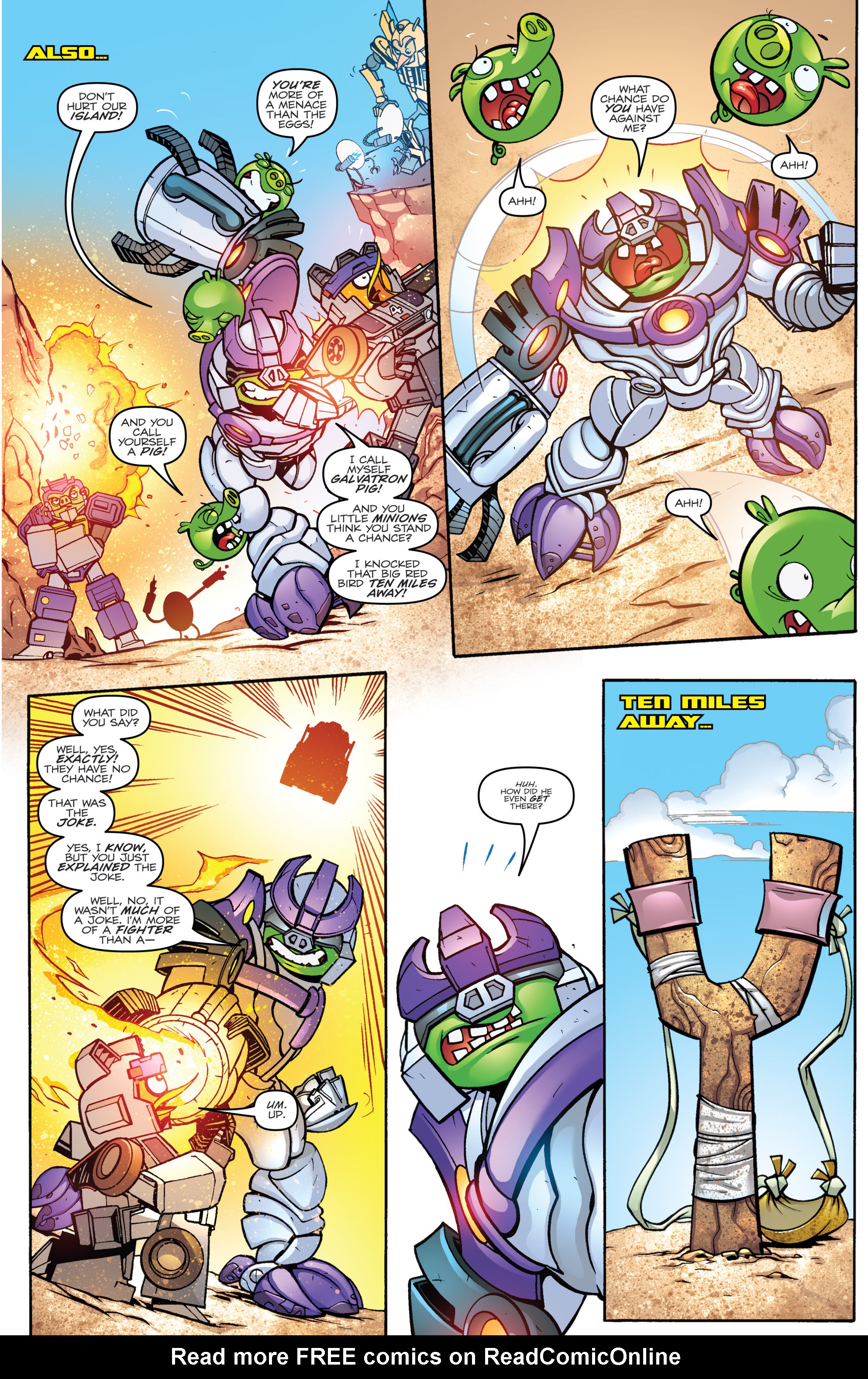 Read online Angry Birds Transformers comic -  Issue #3 - 14