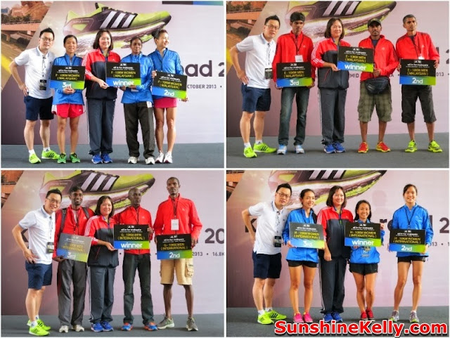 adidas Malaysia, King Of The Road 2013, marathon, Run, race, sunway pyramid, adidas, kotr, winners