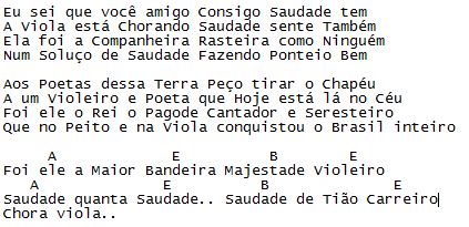Berrante Da Saudade (Toada Balanço) - Peão Carreiro e Zé Paulo, Apostila  de Viola Caipira