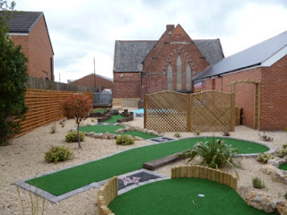 The last stop on our tour saw us not play the Crazy Golf course at St Marks Activity Gardenin Millfield, Sunderland as we couldn't find any staff to hire equipment from