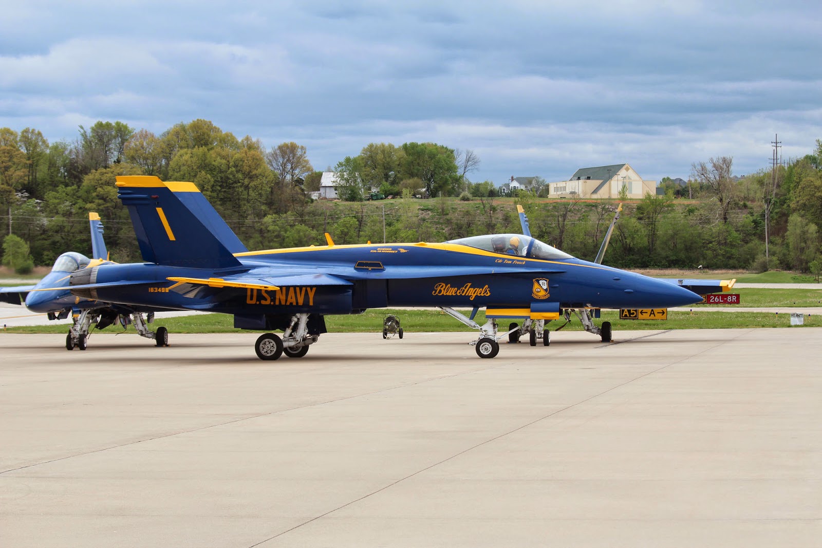 The Aero Experience Blue Angels Arrive for Spirit of St. Louis Airshow