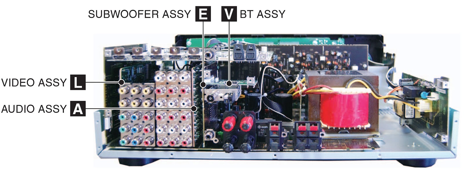 Electro help: PIONEER VSX-821-K - VSX-921-K - VSX-521-K - PCB LOCATIONS
