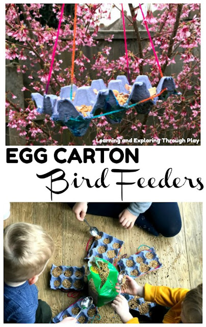 Egg Carton Bird Feeder - Forest School Ideas