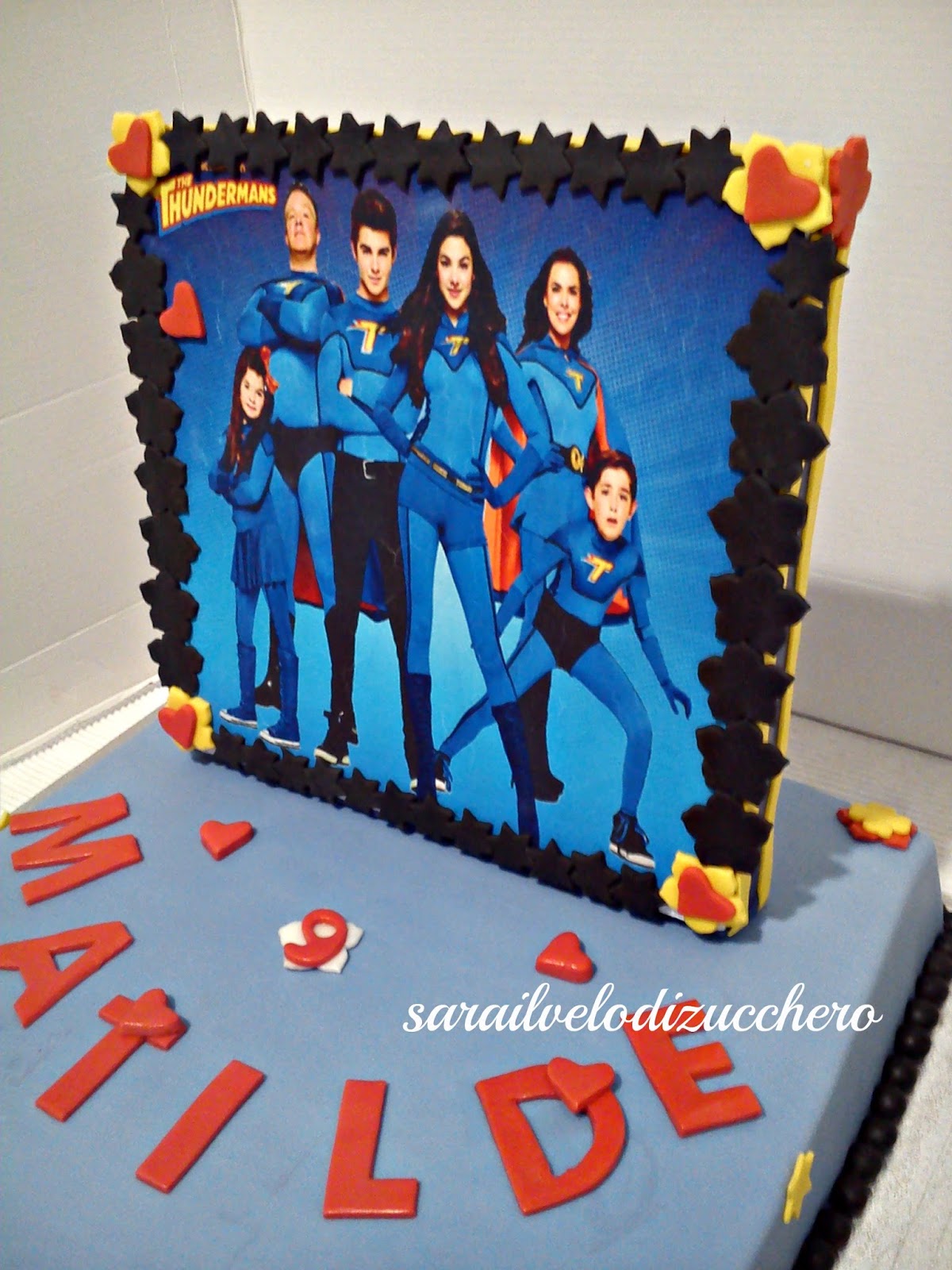 ** il Velo Di Zucchero ** Torta Thunderman