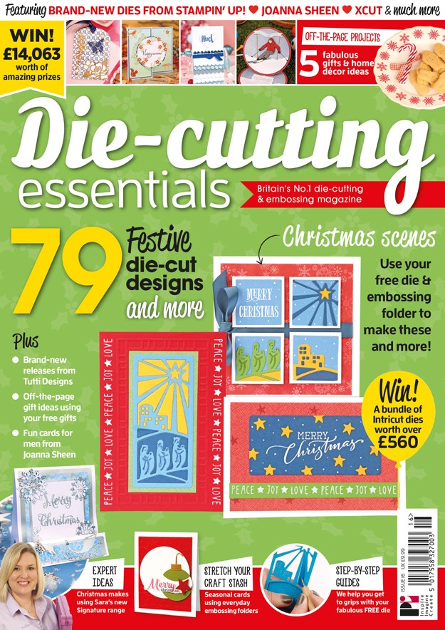 Dream Laine Feature in Diecutting Essentials Magazine Issue 16.