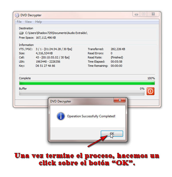 DVD Decrypter + Tutorial (Como extraer el audio a un DVD)