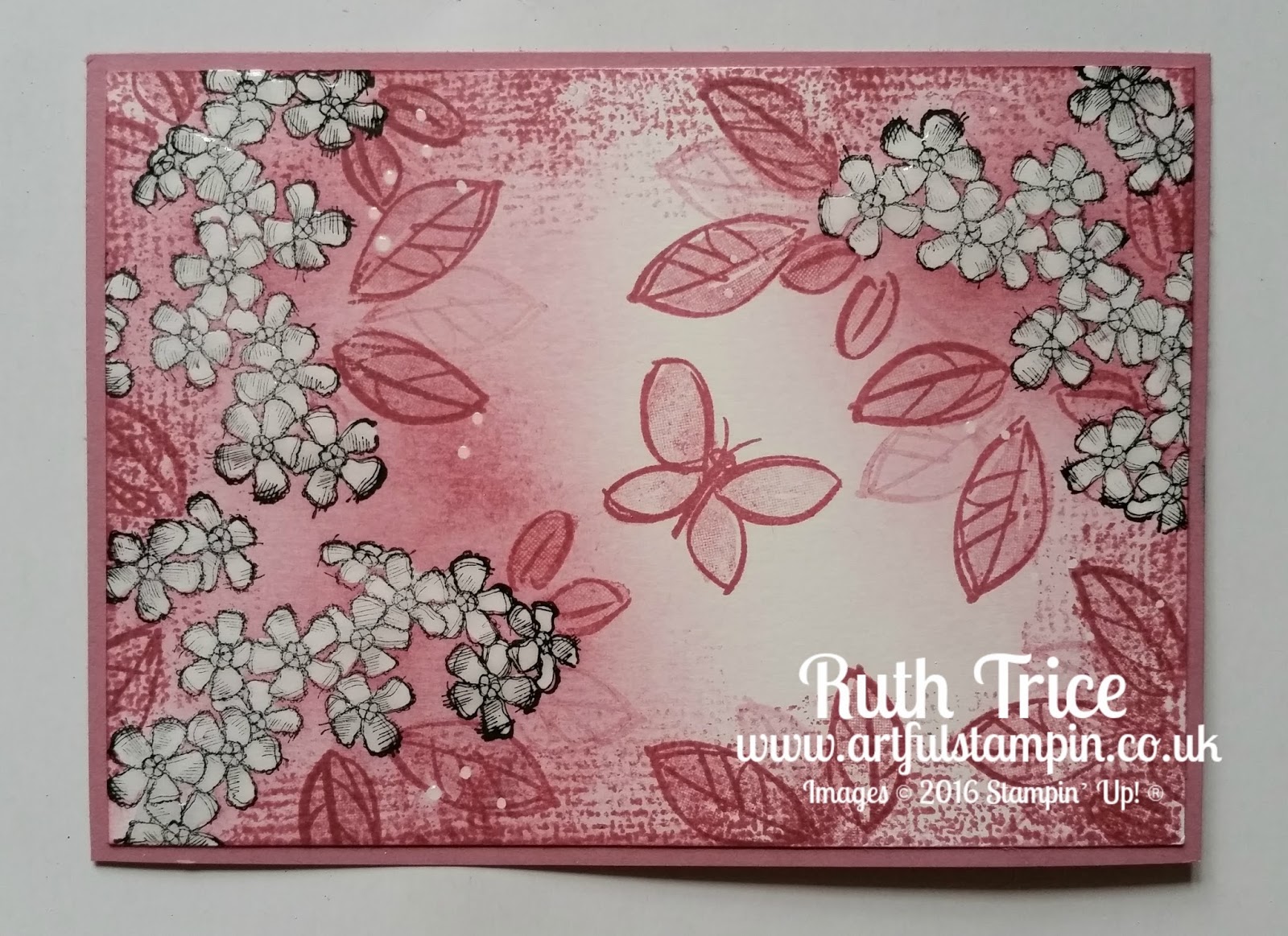 Artful Stampin' Uk Independent Stampin' Up! demonstrator Ruth Trice
