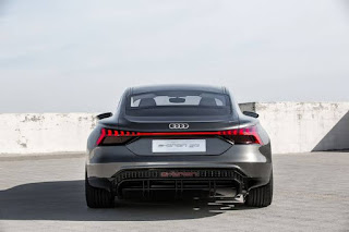 Audi E-Tron GT concept car rear