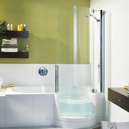 Enjoy Steam Shower and the Bathtub All At the Same Time ...