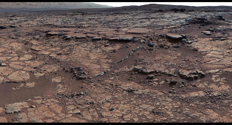 Região de Yellowknife Bay, em Marte