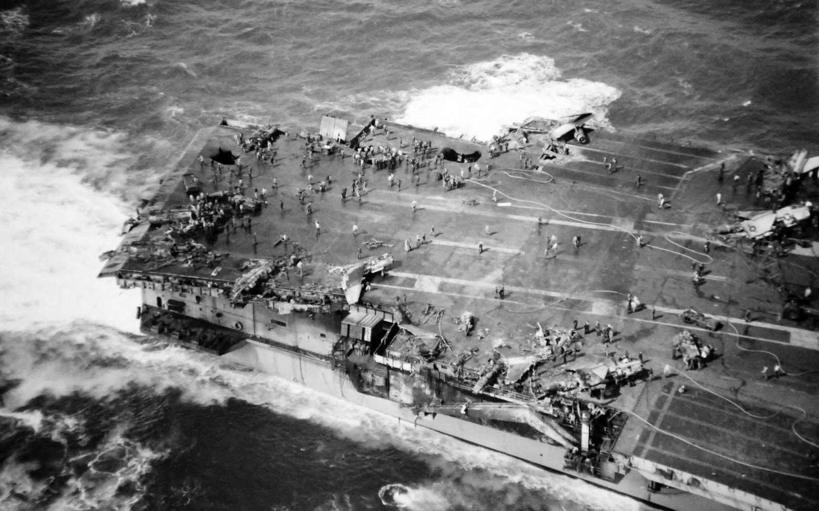 Hampton Roads Naval Museum Fifty Years Ago The Enterprise Inferno
