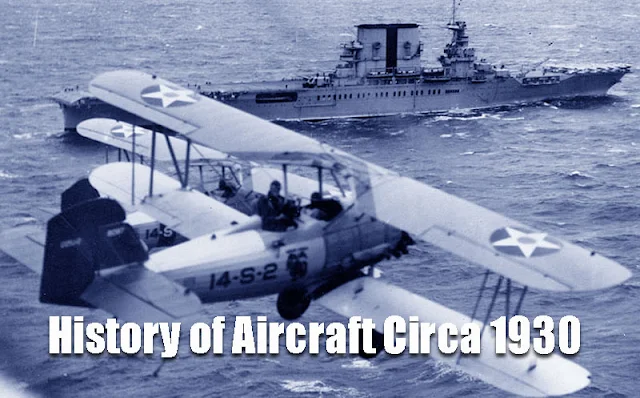 History of Aircraft Circa 1930 illustration picture